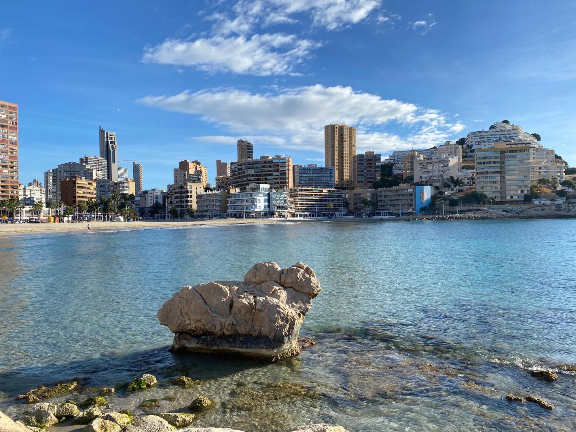 בנידורם Gemelos 24 Cala De Finestrat. Vistas Al Mar. מראה חיצוני תמונה